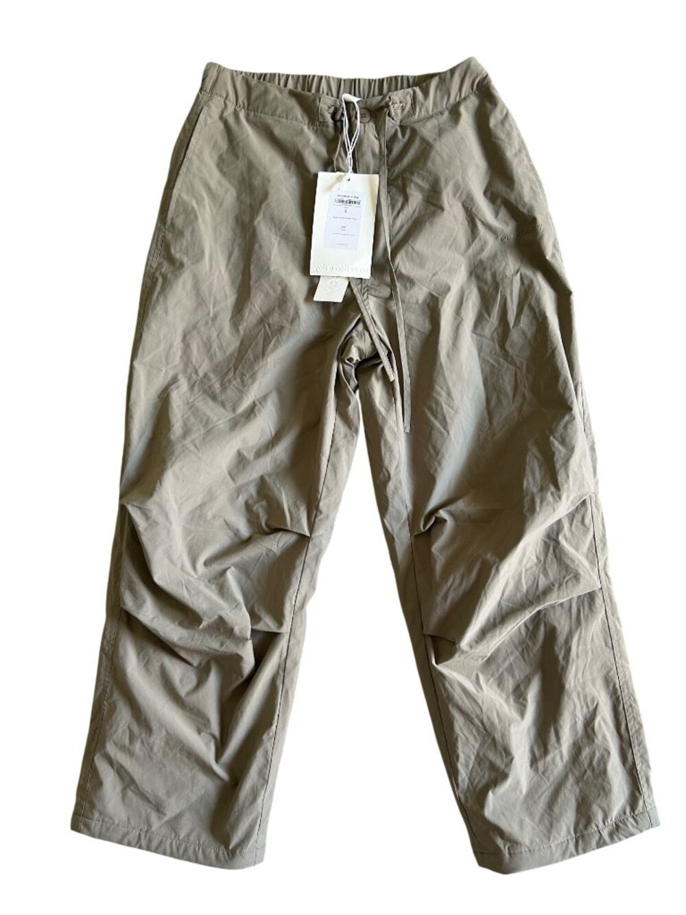 An Action A Day Women's Sz S Fleece-Lined Khaki Paratrooper Pants